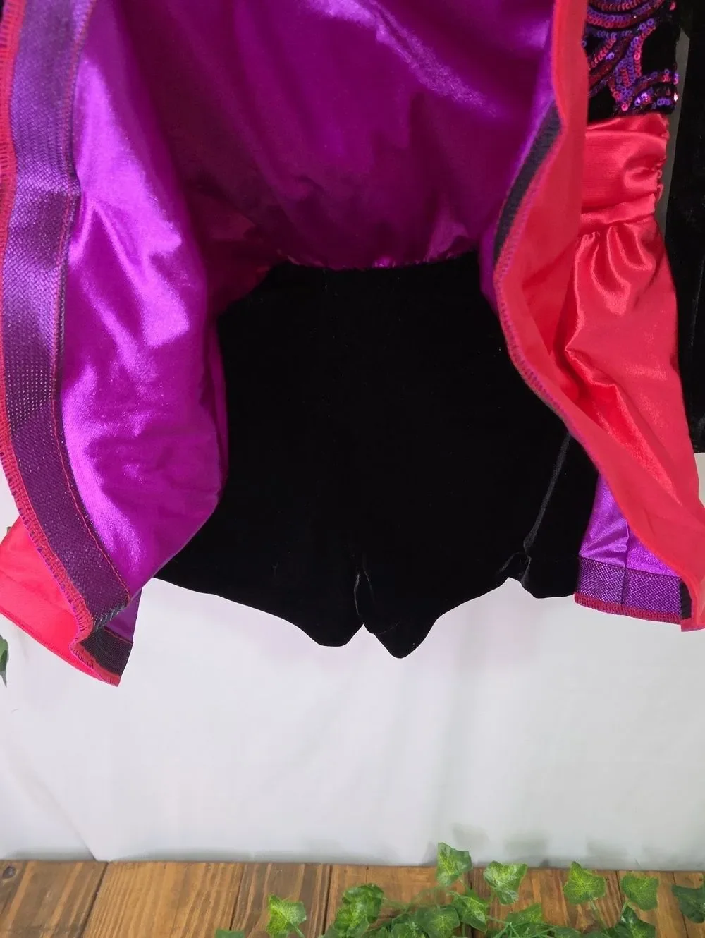 Weissman. Hot Pink and Purple Sequin Dance Costume. Size XLC. Like New